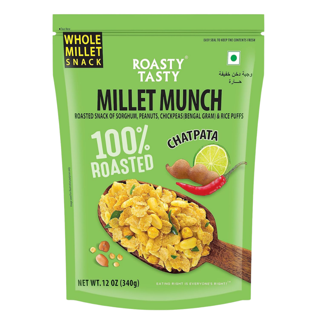 Roasty Tasty Millet Munch Chatpata 340 g buy online USA - 1
